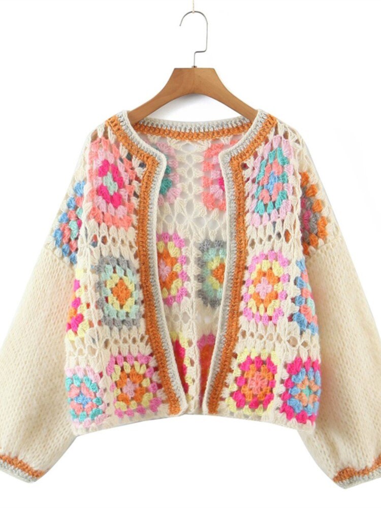 Cardigan en tricot Vintage