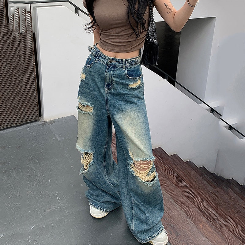 Cargo Pants Distressed